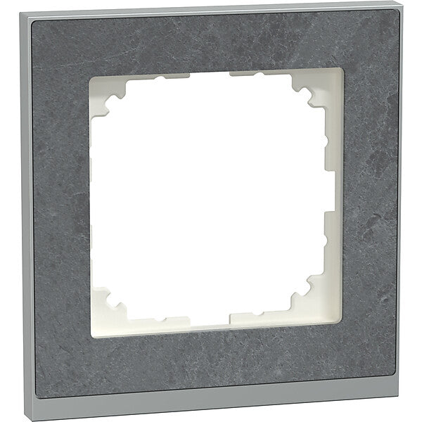 Merten Decor-Rahmen 1-fach Schiefer/aluminium MEG4010-3669